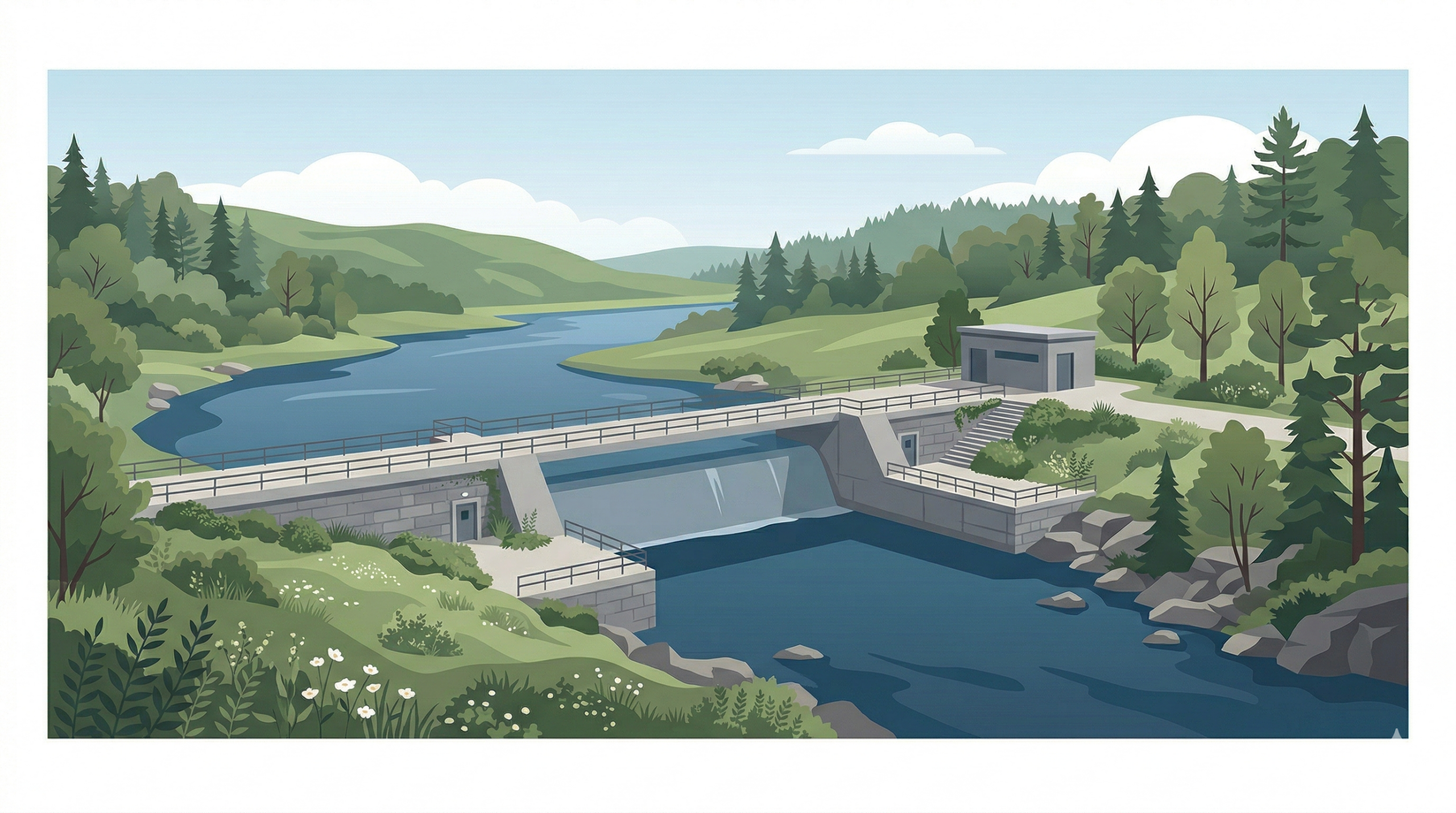 Existing dam infrastructure